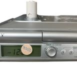 Reloj Sony Under Cabinet Space Saver Mega Bass Radio AM/FM Reproductor de CD ICF-CD543RM