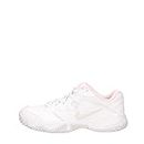 Nike Wmns Court Lite 2, Zapatos de Tenis Mujer, White/Photon Dust-Pink Foam, 37.5 EU