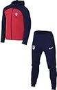 Nike Men's Tracksuit Atm M Nk Df Strk Hd Trk Suit K, Global Red/Blue Void/Regal Pink, DX3535-680, XL