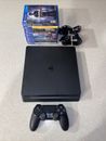 PS4 Slim 1Tb Console Bundle With 10 Games and 1 Controller