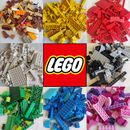 Original Lego getrenntes Konvolut Mischung aus Steinen Teile und Stücke - Farbe auswählen