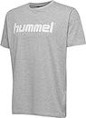 hummel Herren Hmlgo bomuldslogo T shirts, Grey Melange, XL EU