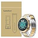 LvBu Armband Kompatibel mit Michael Kors MKGO, Classic Edelstahl Uhrenarmband für Michael Kors Access MKGO Smartwatch (Silber-Golden)