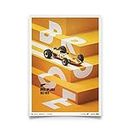 Automobilist | McLaren Papaya - Bruce McLaren special - Spa-Francorchamps Circuit - 1968 | Limited Edition | Standard Poster Size