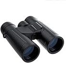 12X42 Binoculars for Adults Compact Clear High Definition Binoculars Weak Light Vision Binoculars Bird Watching Professional for Travel Stargazing Concerts Waterproo
