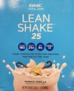 GNC Total Lean LEAN SHAKE 25,6 Pack (6 serv)Meal replac French Vanilla B.B 04/24