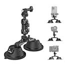 SmallRig Camera Suction Cup Mount, Mount for GoPro, on Car Window, Windshield, for Sony DLSR, Lightweight Camera, Vehicle Shooting,Vlogging, Mobile Phone, Action Camera with Action Camera Mount - 3566