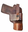GunAlly Open View Leather Holster for MSD Champion,Commander,Panther 1911 .45 Pistol