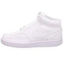 Nike Wmns Court Vision Mid, Women S Shoe Donna, Bianco White 100, 36 EU