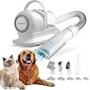 neabot P1 Pro Pet Grooming Kit & Vacuum Suction 99% Pet Hair, Professional Grooming Clippers with 5 Proven Grooming Tools for Dogs Cats and Other Animals(Renamed to Neakasa), Multicolored