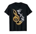 Regalo Divertido Para El Saxofonista Clave De Sol Saxofón Camiseta