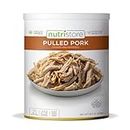 Nutristore Freeze Dried Pulled Pork | Pre-Cooked BBQ Meat for Backpacking, Camping, Meal Prep | Long Term Survival Emergency Food Supply | 25 Year Shelf Life | Bulk #10 Can | Made in USA