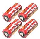 SureFire SF123A 3-Volt Lithium Battery-4-pack by SureFire