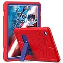 JSUSOU Samsung Galaxy Tab A8 Case for Kids 2022 | Galaxy Tab A8 10.5 Case SM-X200/X205/X207 with Stand | Heavy Duty Kidsproof Tab A8 Tablet Cover 10.5 inch for Kids Boys Girls Children Red+Blue