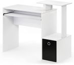 Mesa Ordenador Cama Para Computadora de PC A Laptop Table Un Escritorio Blanco