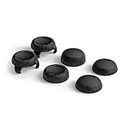 SCUF Thumbstick Grips - 6 Pack with 2 Bases - Tactic - Joystick Thumb Grips for Xbox One and Xbox Series X & S, PS4, PS5, Nintendo Switch Pro Controller - Black