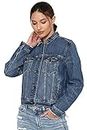 AMERICAN EAGLE OUTFITTERS Classic Denim Jacket, Blue, L