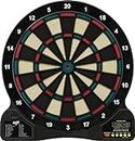 Fat Cat by GLD Products 727 Electronic Dartboard Value Size Over 15 Games and 132 Options Auto-Scoring Compact Display with Missed-Dart Throw Catch Ring Soft Tip Darts and Extra Points Battery