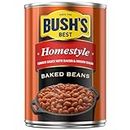 Bush's Best Homestyle Baked Beans, Bacon & Brown Sugar, High Fibre, Excellent Source of Protein, 398 mL