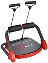 Signature Fitness Ab Crunch Total Body Workout with Resistance Bands, Instruction DVD and Exercise Guide Chart