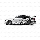 Camouflage Car Decal Camo Car Side Stickers Decals Vinyl Wrap Camo Print Decals