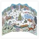 3D GRAND ADVENT CALENDAR Winter Park COUNTRYSIDE Caltime Advent Calendar 458 x 375 mm