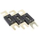 Baomain ANL Fuse 40 Amp 40A ANL-40 for Car Vehicles Audio System Sheet Gold Tone Pack of 3