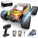 DEERC RC Cars 9310 High Speed Remote Control Car for Adults Kids 30+MPH, 1:16 Scales 4WD Off Road RC Monster Truck,Fast 2.4GHz All Terrains Toy Trucks Gifts for Boys,2 Batteries for 40Min Play