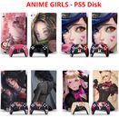 AU Anime Girls PS5 Disk Skin Sticker Decal Vinyl Wrap for Playstation 5 full set