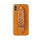 meilinr pour Iphone Phone Case pour iPhone 6 6S Brown Leather Case
