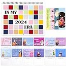 Calendar 2024 Eras Music Posters Album Cover Poster Calendar Merchandise for Fans Music lover Gift 2024 Wall Calendars for Girl and Boy Home Office Decoration