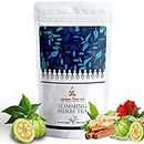 Weight Loss - Slimming weight loss Tea (300 Gram, serves 150 cups ) with , Whole Leaf Green Tea for weight loss with Garcinia cambogia, Cinnamon, Ginger, Lemongrass, Hibiscus, Turmeric & Senna Leaf |0% Bitterness & 100 % Loose Leaf | Burn Extra Belly Fat & Get Fit - (Pack of 3)