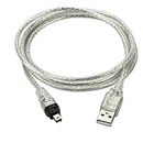 1.5M Usb Male To Firewire 1394 4Pin Male Adapter Cord Extension Compatible With Cable 400Mbps