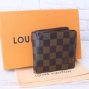 Louis Vuitton Bags | Louis Vuitton Marco Wallet Damier Ebene Card Holder Pocket Organizer Bifold Case | Color: Brown | Size: Os