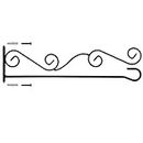 Garden Flags Wall Scroll Hanger, EMTSEB Metal Garden Flag Pole Holder, Garden Flag Stand for Wall Porch, Weather Resistant & Easy to Install - Curve Design & Black Matte Coating