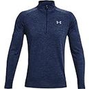 Under Armour Men Tech 2.0 1/2 Zip, Versatile Warm Up Top for Men, Light and Breathable Zip Up Top for Working Out