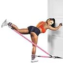 Ankle Resistance Bands with Cuffs, Resistance Bands for Working Out, Resistance Bands for Leg, Booty Workout Equipment for Kickbacks Hip Fitness Training, Kickback Strap for Glute Women
