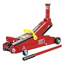 BIG RED T83006 Torin Hydraulic Trolley Service/Floor Jack with Extra Saddle (Fits: SUVs and Extended Height Trucks): 3 Ton (6,000 lb) Capacity, Red