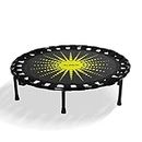 Alinco EXGA923Y Folding Trampoline, 36.2 inches (92 cm), Indoor, Fitness, Exercise, Full Body, Quiet, Easy Assembly, Foldable, Compact Storage, For Home Use, Adults, Kids, Yellow