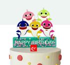 NEW BABY SHARK HAPPY BIRTHDAY ACRYLIC CAKE TOPPER FOR CAKE (1)