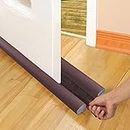 Door Draft Stopper, Door Blocker Door Sweeps for Interior and Exterior Doors Triangle Door Sealer for Bottom of Door, Size Adjustable 30" to 36"