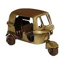 ITOS365 Brass Antique Passenger Tempo Model Auto Rickshaw Showpiece (Brown_5 Inch X 2.5 Inch X 2.5 Inch)