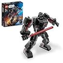LEGO Star Wars Darth Vader Mech 75368 Buildable Star Wars Action Figure, This Collectible Star Wars Toy for Kids Ages 6 and Up Features an Opening Cockpit, Buildable Lightsaber and 1 LEGO Minifigure