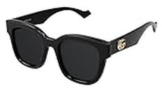 Gucci Women's Oversized Square Sunglasses, Shiny Black, One Size