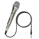 Pihaosen Handheld Microphone Metal Dynamic Microphone, with 5MXLR Cable, Suitable for Mixer/Amplifier/Karaoke Player, Suitable for Activities, Family Gatherings, speeches, Karaoke