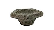 India Business International | Natural Stone Products (Stone Diyas 5 Leaf-2-M-9.5X9.5X4X267X130)