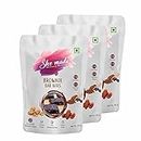 She Made Foods Mini Bar-Bites Pack of 3 - Healthy Brownie Bar Bites, Gluten Free & Protein Dense Energy Bites, Delicious Baked Gourmet Snacks (100 Grams Each)