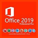 Microsoft Office 2019 Professional Plus - Tutte le classiche applicazioni Office - Per 1 PC - Licenza Perpetua