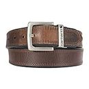 Carhartt Men's Casual Rugged Belts, Oil Finish Leather Reversible (Brown/Black), 38