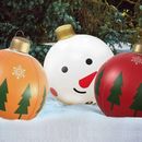 24 Inch Christmas Inflatables Balls Outdoor Decorations Christmas Blow Up
